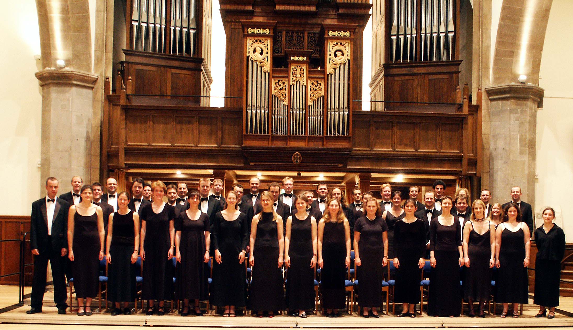 Photograph of ExColl in Greyfriars Kirk, Edinburgh, Summer 2004